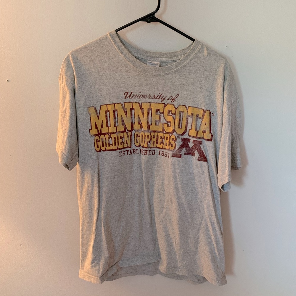 Vintage Minnesota Golden Gophers Oversized Tshirt Size Large
